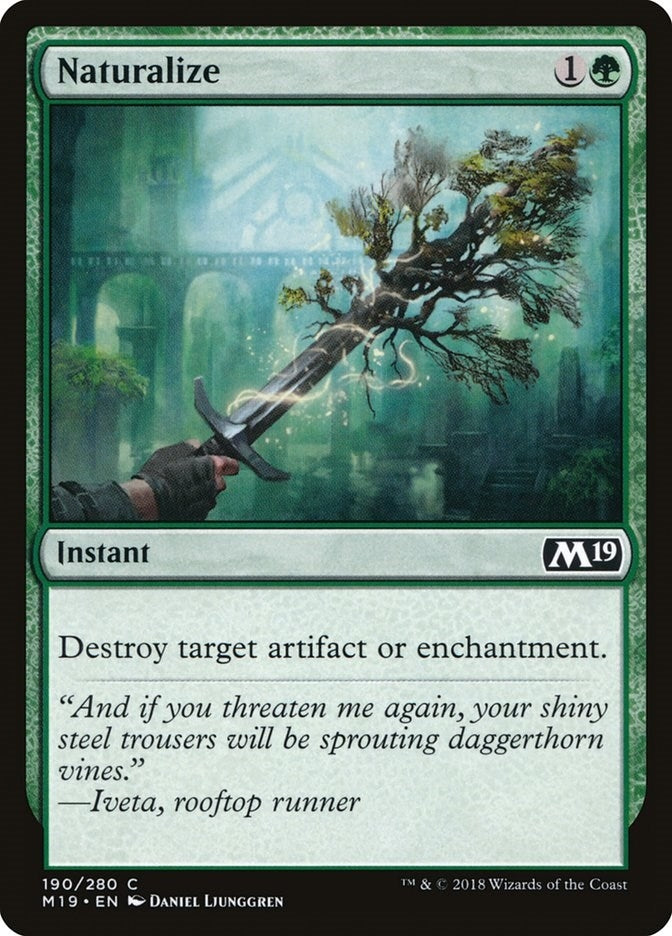 Image for Naturalize (190) [Core Set 2019] - Magic: The Gathering