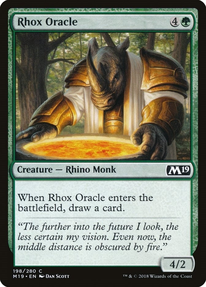 Image for Rhox Oracle (198) [Core Set 2019] - Magic: The Gathering
