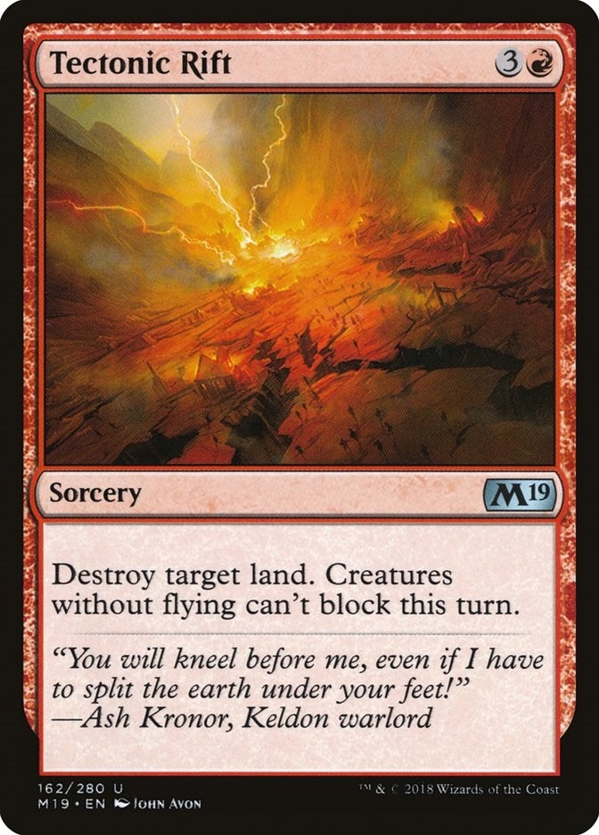 Image for Tectonic Rift (162) [Core Set 2019] - Magic: The Gathering