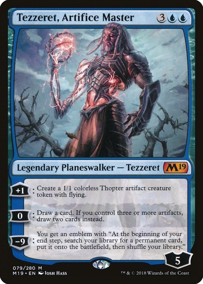 Image for Tezzeret, Artifice Master (79) [Core Set 2019] - Magic: The Gathering