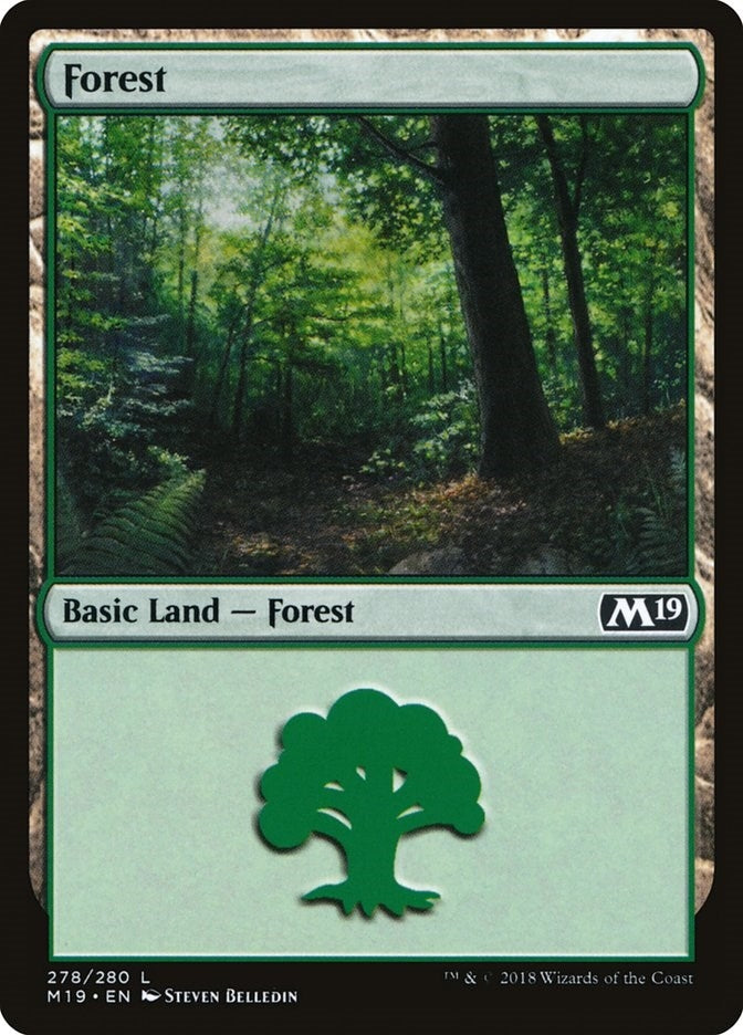 Image for Forest (278) (278) [Core Set 2019] - Magic: The Gathering