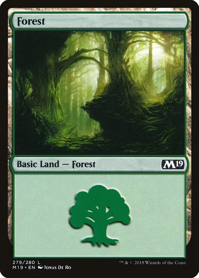 Image for Forest (279) (279) [Core Set 2019] - Magic: The Gathering