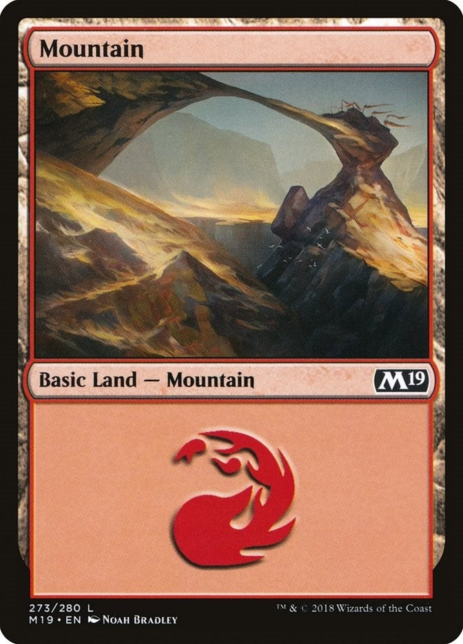 Image for Mountain (273) (273) [Core Set 2019] - Magic: The Gathering