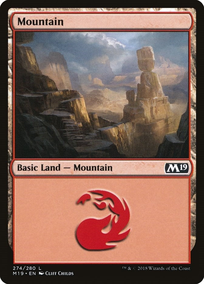 Image for Mountain (274) (274) [Core Set 2019] - Magic: The Gathering
