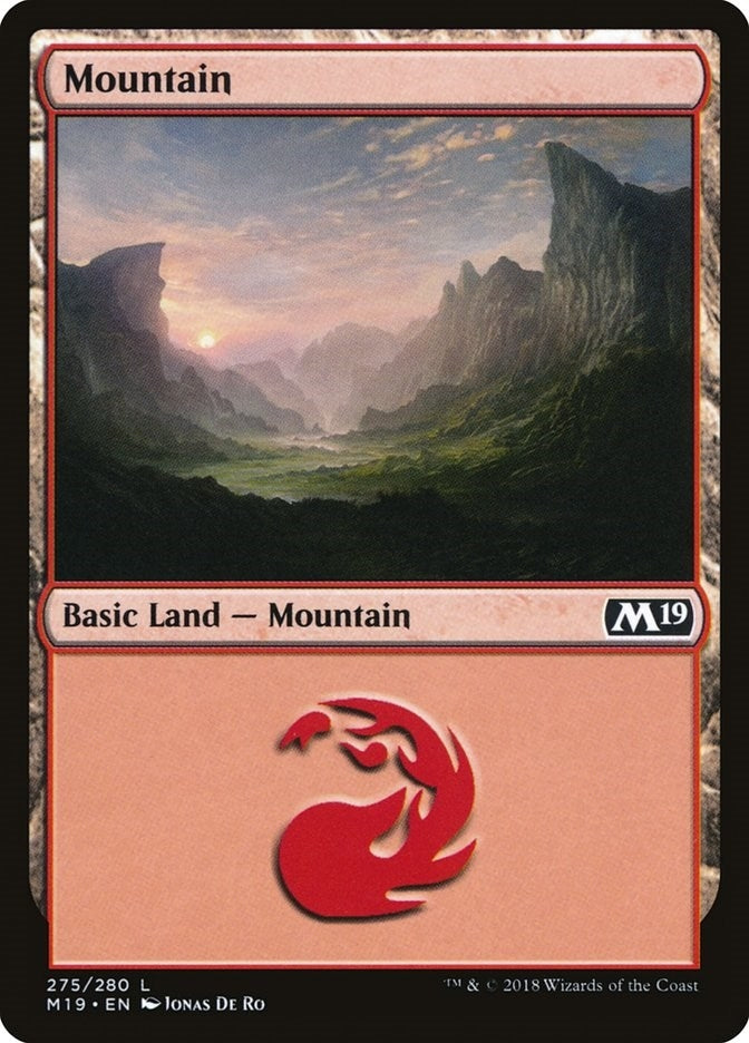 Image for Mountain (275) (275) [Core Set 2019] - Magic: The Gathering