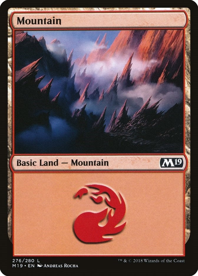 Image for Mountain (276) (276) [Core Set 2019] - Magic: The Gathering