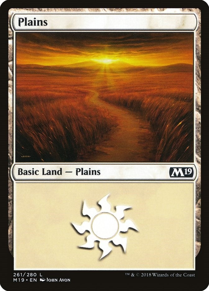 Image for Plains (261) (261) [Core Set 2019] - Magic: The Gathering