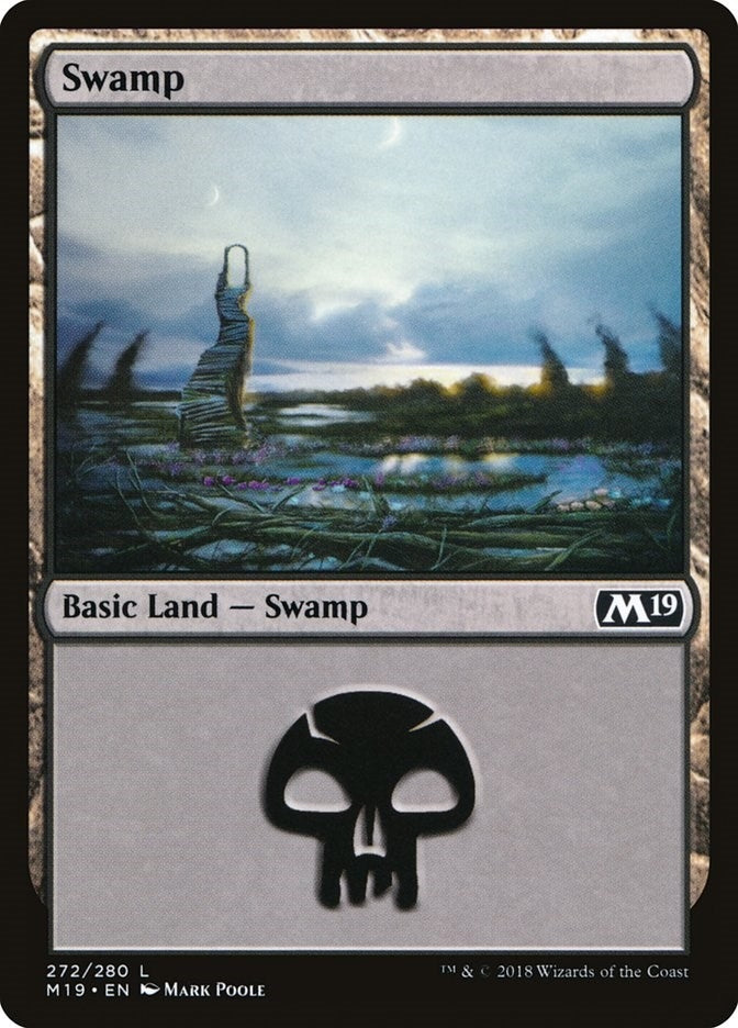 Image for Swamp (272) (272) [Core Set 2019] - Magic: The Gathering