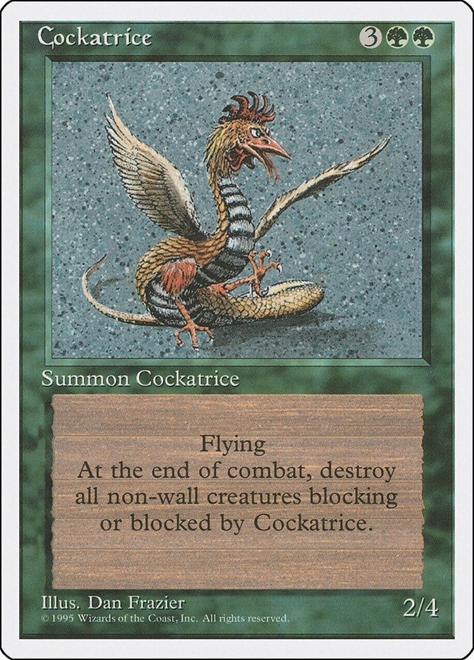 Image for Cockatrice [Fourth Edition] - Magic: The Gathering