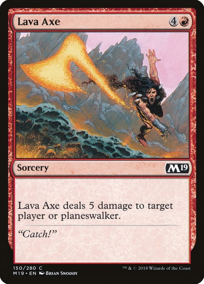 Image for Lava Axe (150) [Core Set 2019] - Magic: The Gathering
