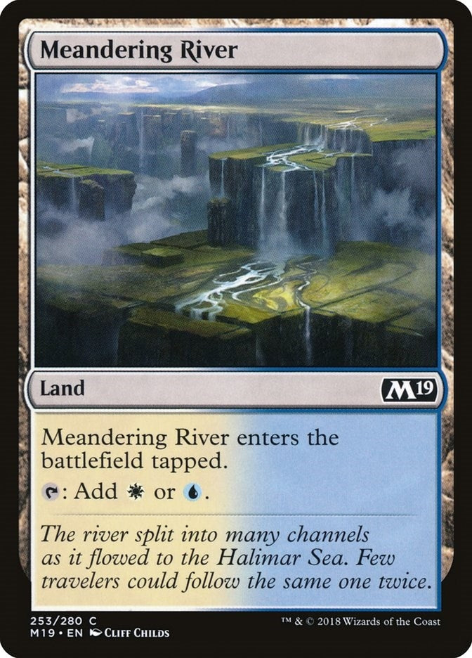 Image for Meandering River (253) [Core Set 2019] - Magic: The Gathering
