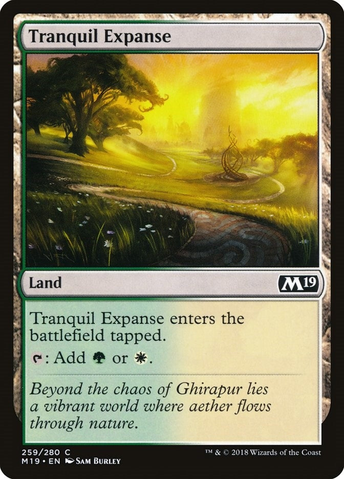 Image for Tranquil Expanse (259) [Core Set 2019] - Magic: The Gathering