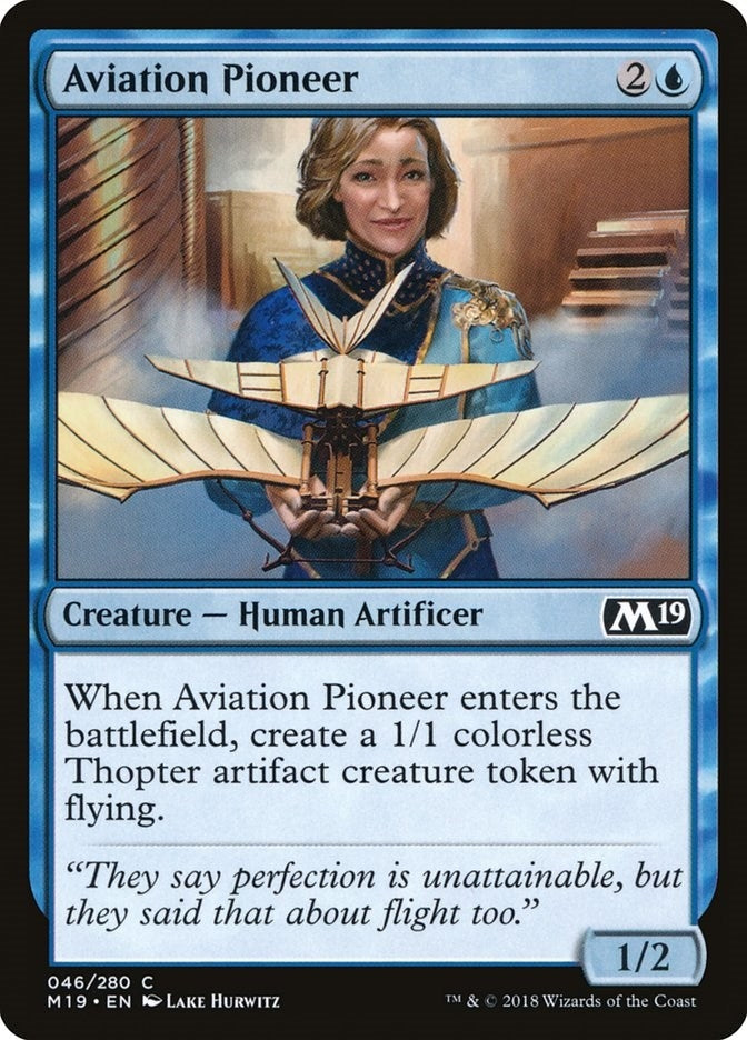 Image for Aviation Pioneer (46) [Core Set 2019] - Magic: The Gathering
