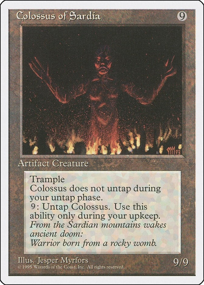 Image for Colossus of Sardia [Fourth Edition] - Magic: The Gathering