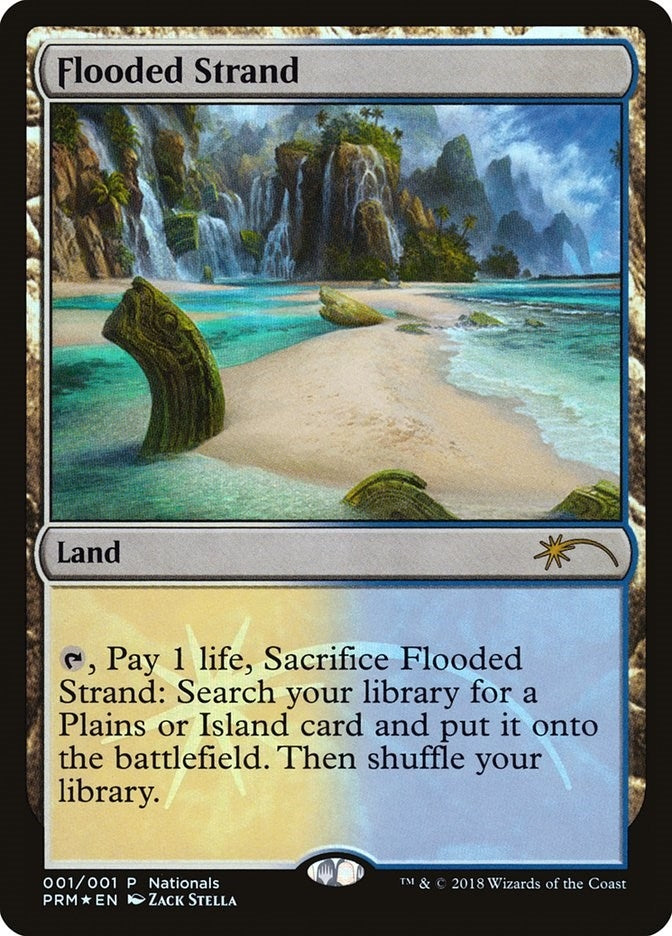 Image for Flooded Strand (1) [Unique and Miscellaneous Promos] - Magic: The Gathering