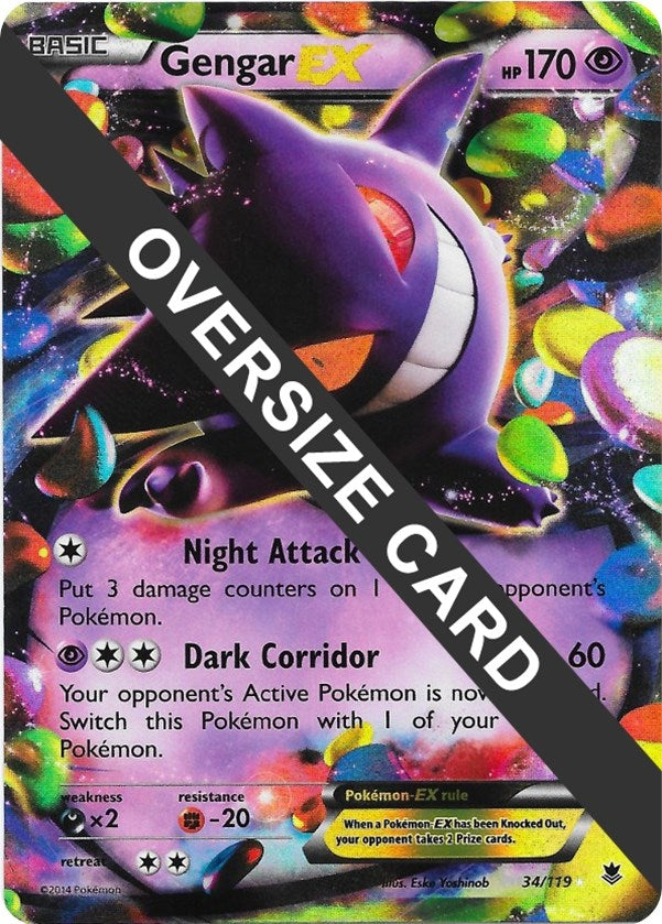 Image for Gengar EX (034/119) [Jumbo Cards] - Pokemon