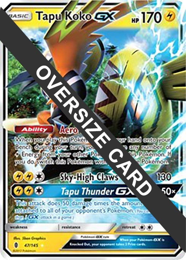 Image for Tapu Koko GX (047/145) [Jumbo Cards] - Pokemon