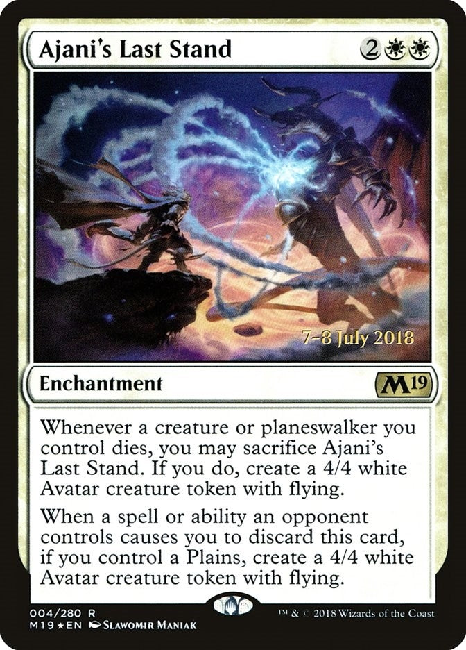 Image for Ajani's Last Stand (4) [Prerelease Cards] - Magic: The Gathering