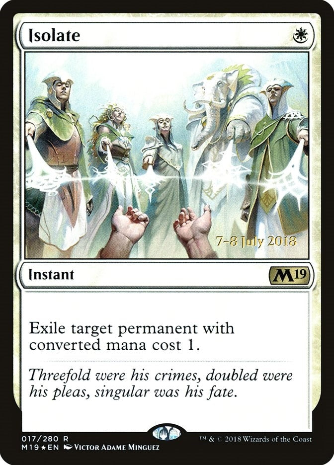 Image for Isolate (17) [Prerelease Cards] - Magic: The Gathering