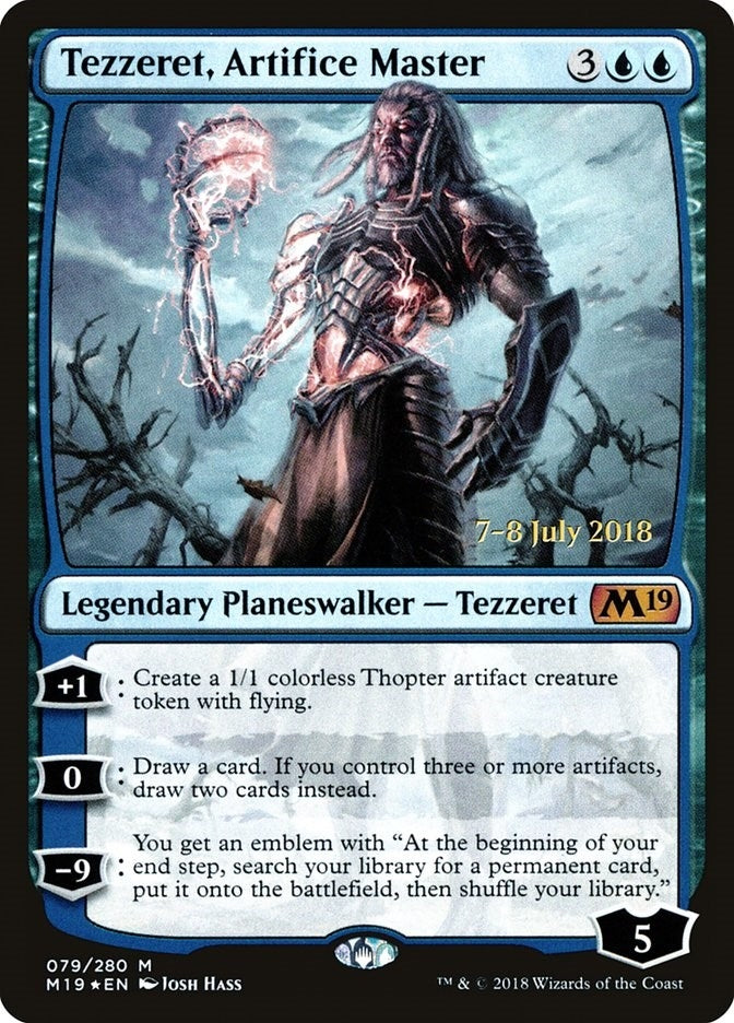 Image for Tezzeret, Artifice Master (79) [Prerelease Cards] - Magic: The Gathering