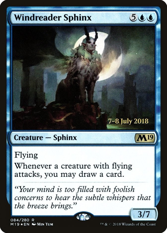 Image for Windreader Sphinx (84) [Prerelease Cards] - Magic: The Gathering