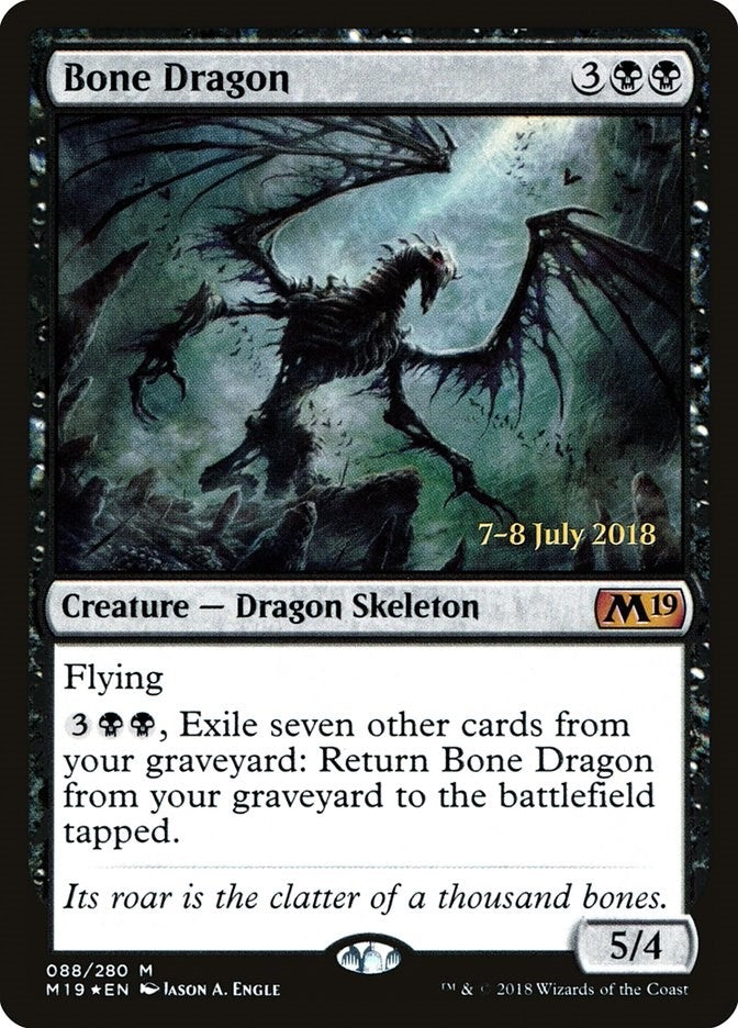 Image for Bone Dragon (88) [Prerelease Cards] - Magic: The Gathering