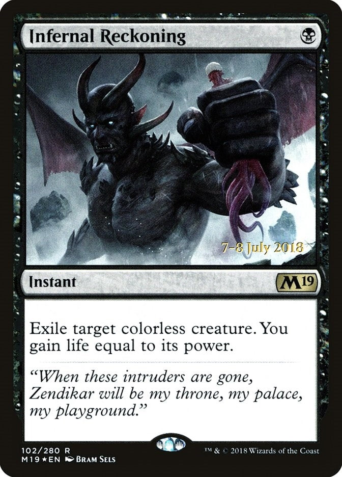 Image for Infernal Reckoning (102) [Prerelease Cards] - Magic: The Gathering