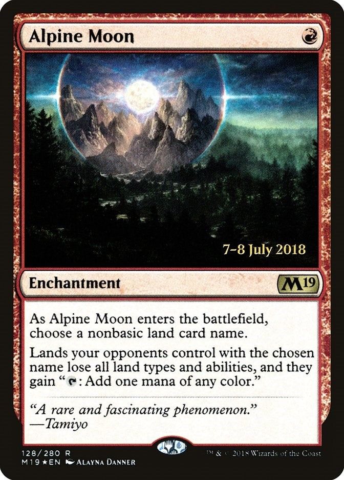 Image for Alpine Moon (128) [Prerelease Cards] - Magic: The Gathering