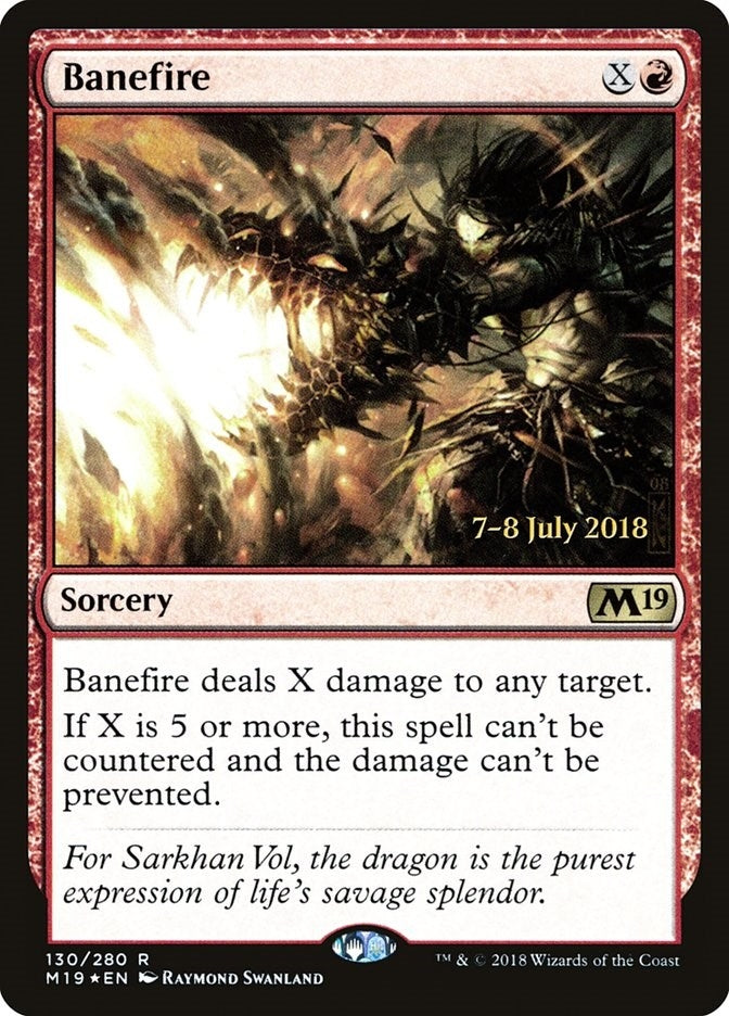 Image for Banefire (130) [Prerelease Cards] - Magic: The Gathering