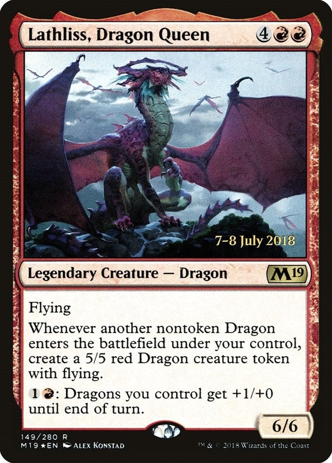 Image for Lathliss, Dragon Queen (149) [Prerelease Cards] - Magic: The Gathering