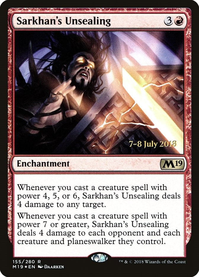 Image for Sarkhan's Unsealing (155) [Prerelease Cards] - Magic: The Gathering