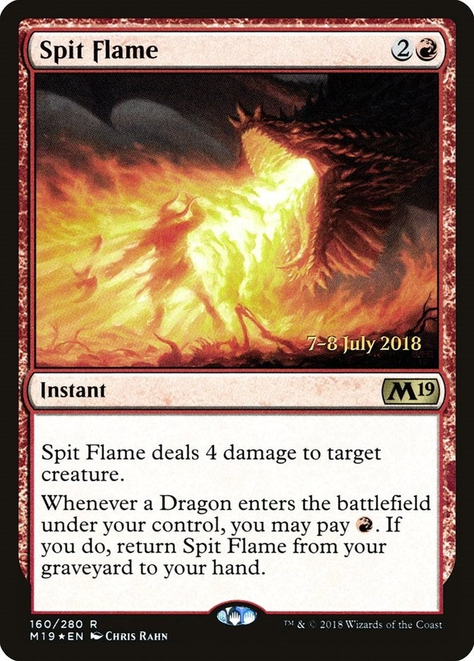 Image for Spit Flame (160) [Prerelease Cards] - Magic: The Gathering