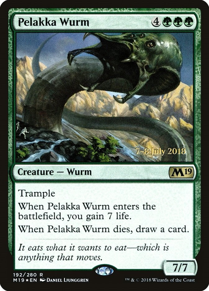 Image for Pelakka Wurm (192) [Prerelease Cards] - Magic: The Gathering
