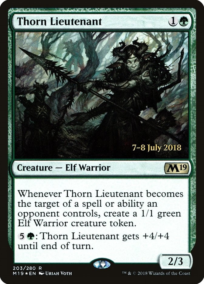 Image for Thorn Lieutenant (203) [Prerelease Cards] - Magic: The Gathering