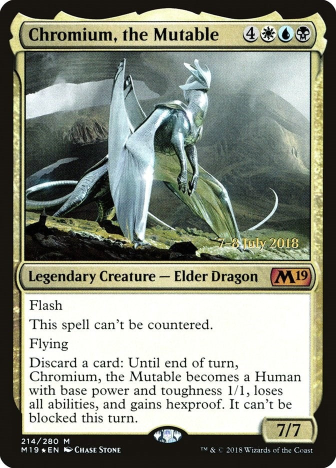 Image for Chromium, the Mutable (214) [Prerelease Cards] - Magic: The Gathering