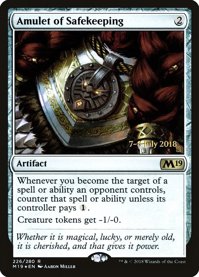 Image for Amulet of Safekeeping (226) [Prerelease Cards] - Magic: The Gathering