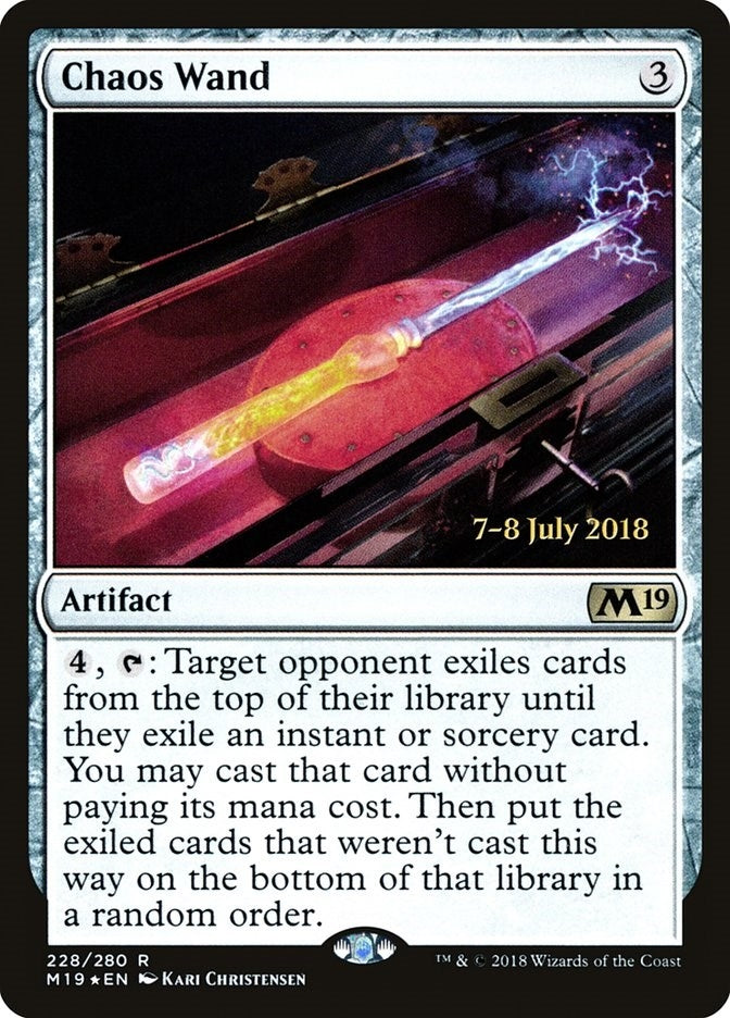 Image for Chaos Wand (228) [Prerelease Cards] - Magic: The Gathering