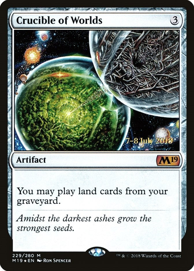 Image for Crucible of Worlds (229) [Prerelease Cards] - Magic: The Gathering