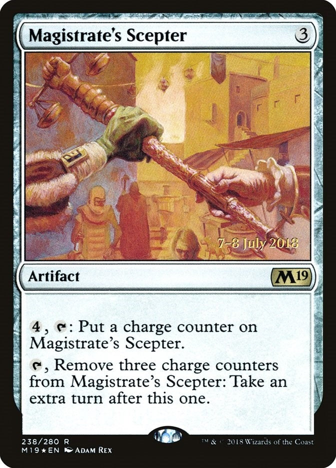 Image for Magistrate's Scepter (238) [Prerelease Cards] - Magic: The Gathering