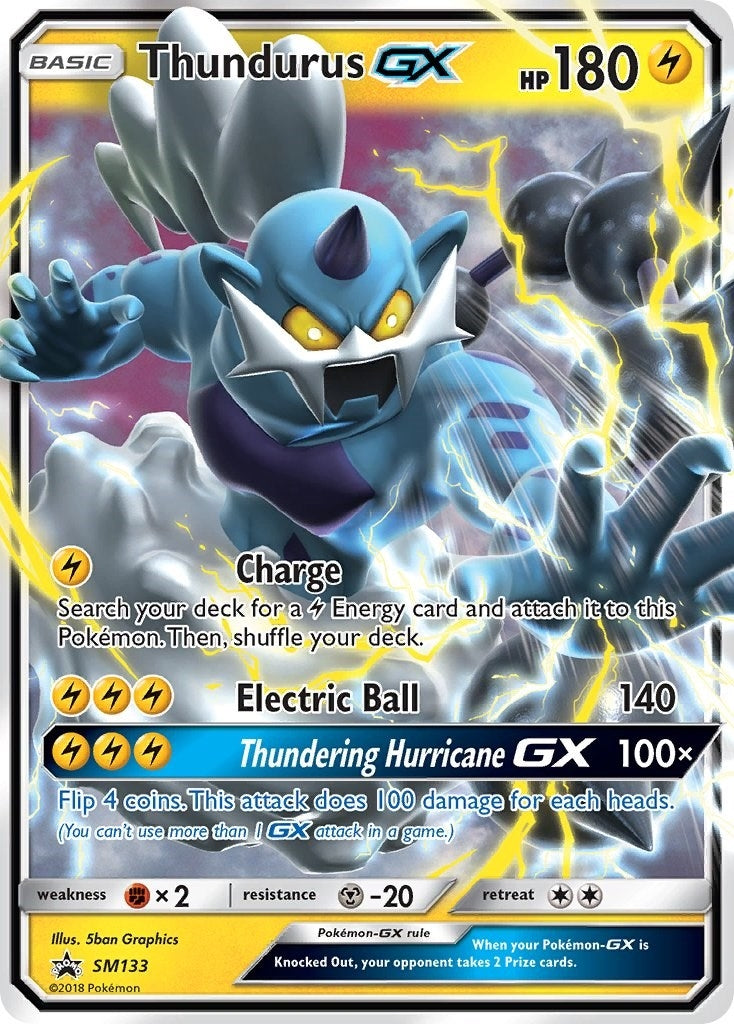 Image for Thundurus GX - SM133 (SM133) [SM Promos] - Pokemon