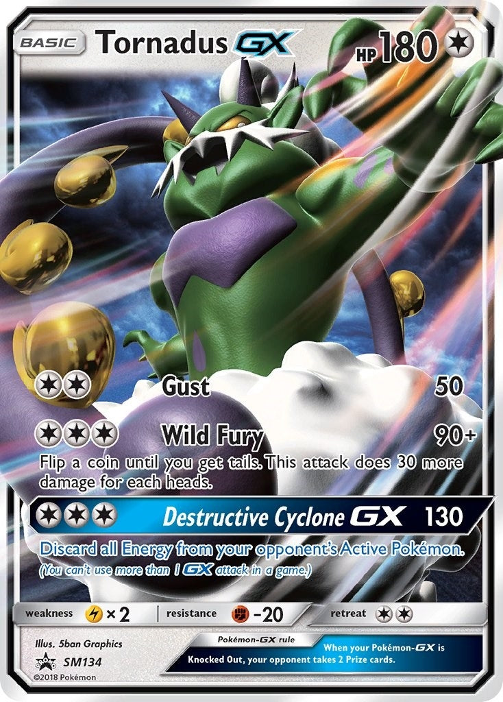 Image for Tornadus GX - SM134 (SM134) [SM Promos] - Pokemon