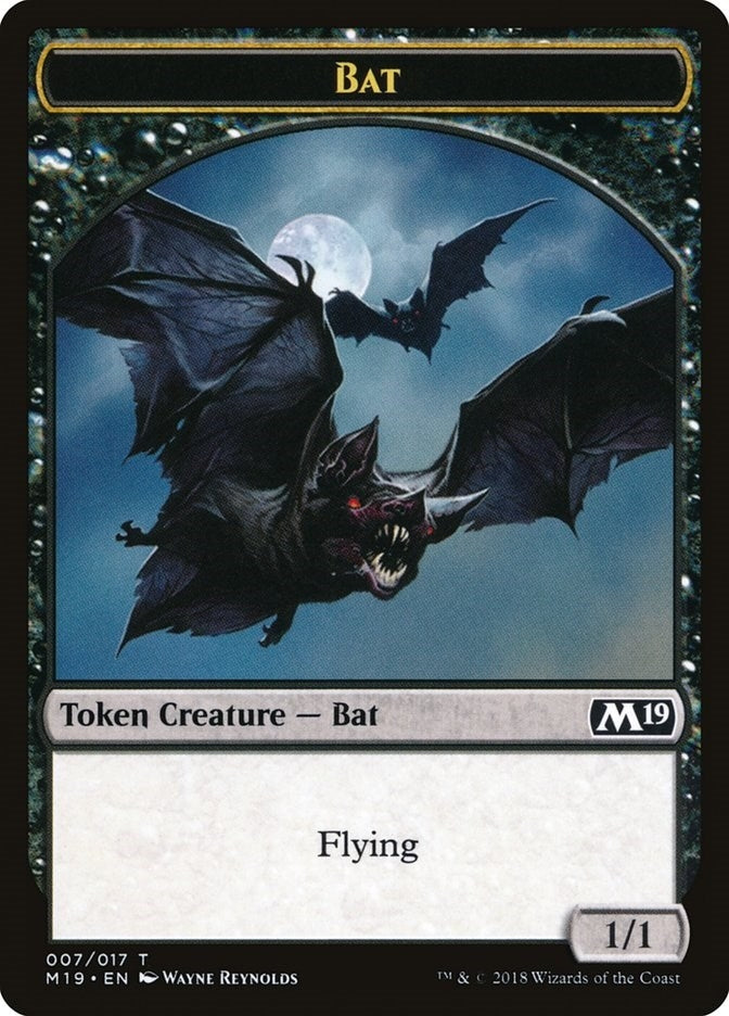 Image for Bat Token (7) [Core Set 2019] - Magic: The Gathering