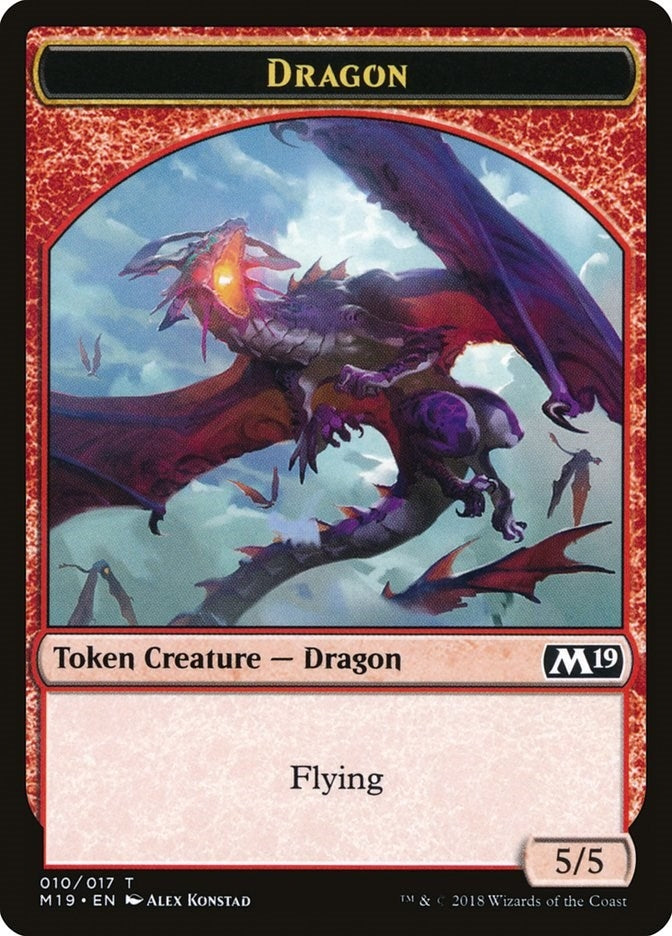 Image for Dragon Token (010) (10) [Core Set 2019] - Magic: The Gathering