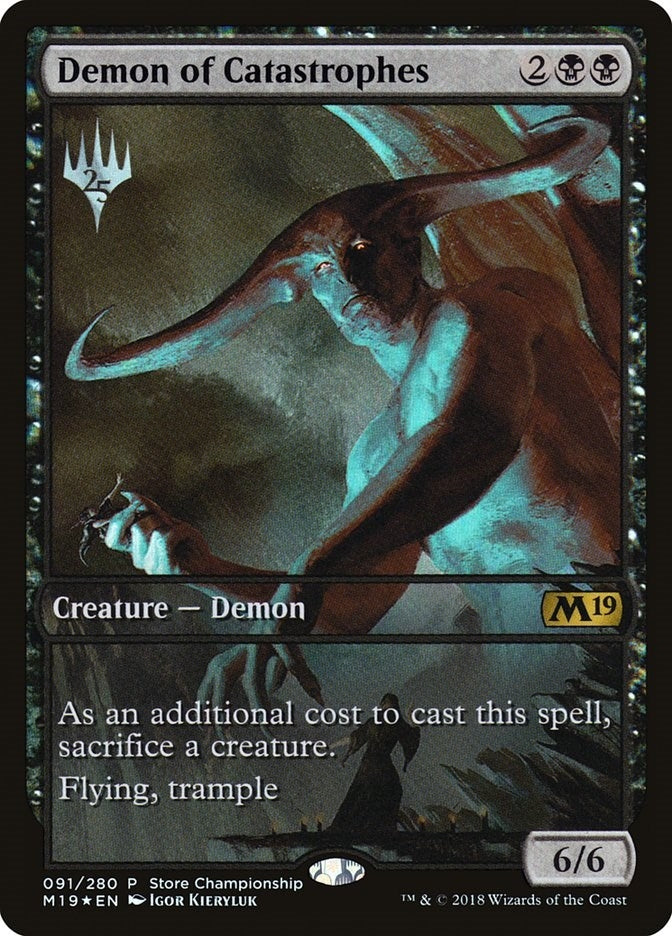 Image for Demon of Catastrophes (91) [Game Day & Store Championship Promos] - Magic: The Gathering