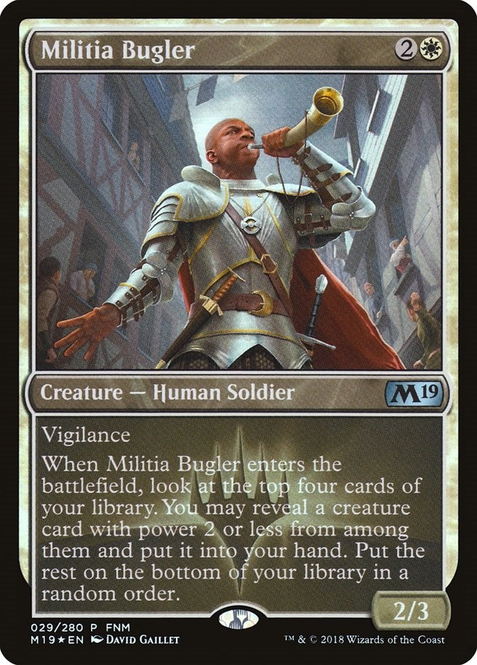 Image for Militia Bugler (29) [FNM Promos] - Magic: The Gathering