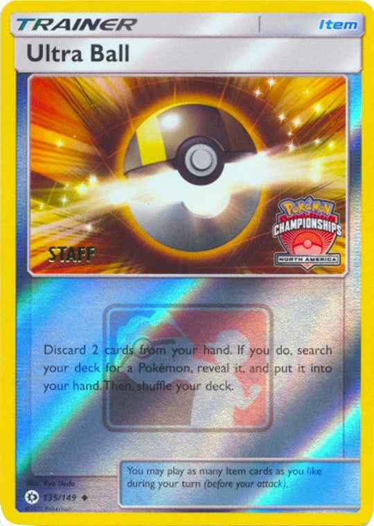Image for Ultra Ball - 135/149 (North America Championships) [Staff] (135/149) [League & Championship Cards] - Pokemon