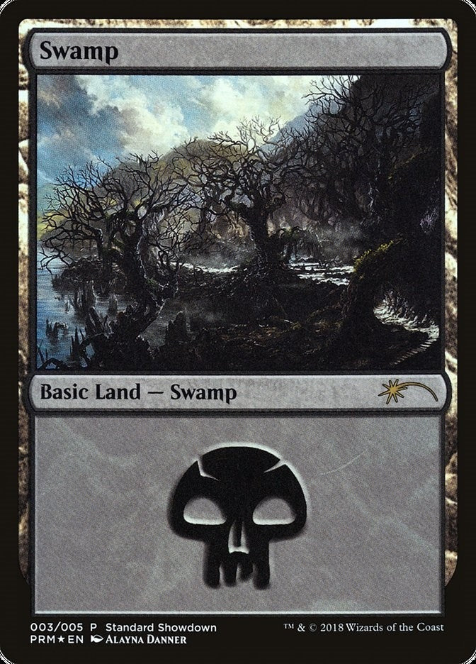 Image for Swamp (Alayna Danner) (3) [Standard Showdown Promos] - Magic: The Gathering