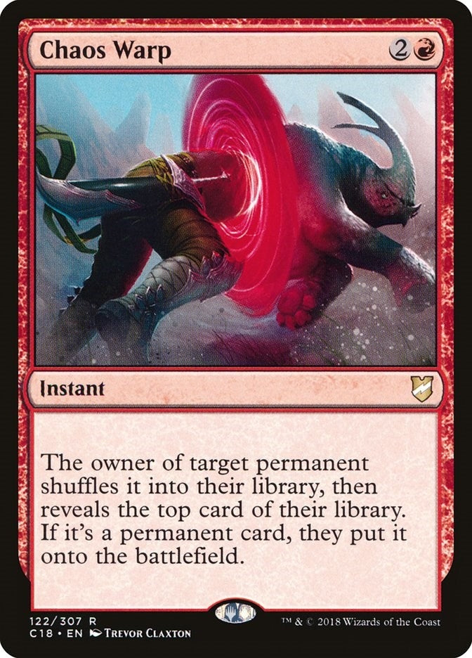 Image for Chaos Warp (122) [Commander 2018] - Magic: The Gathering