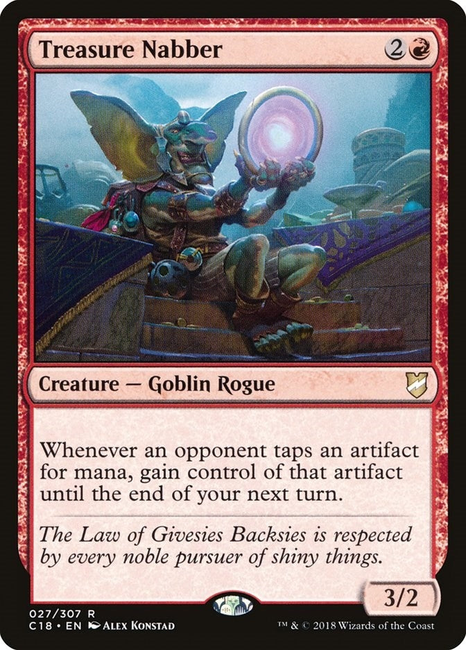 Image for Treasure Nabber (27) [Commander 2018] - Magic: The Gathering