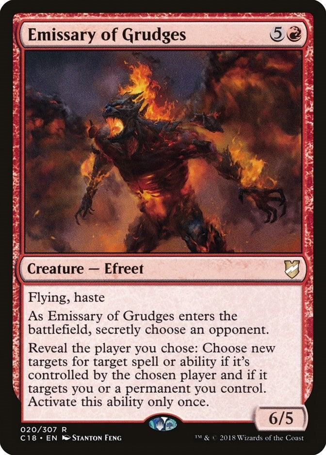 Image for Emissary of Grudges (20) [Commander 2018] - Magic: The Gathering